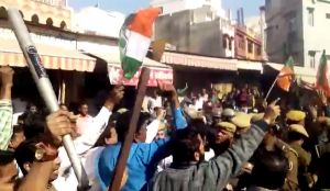 विजय जैन के नेतृत्व में कांग्रेस का अजमेर बंद सफल