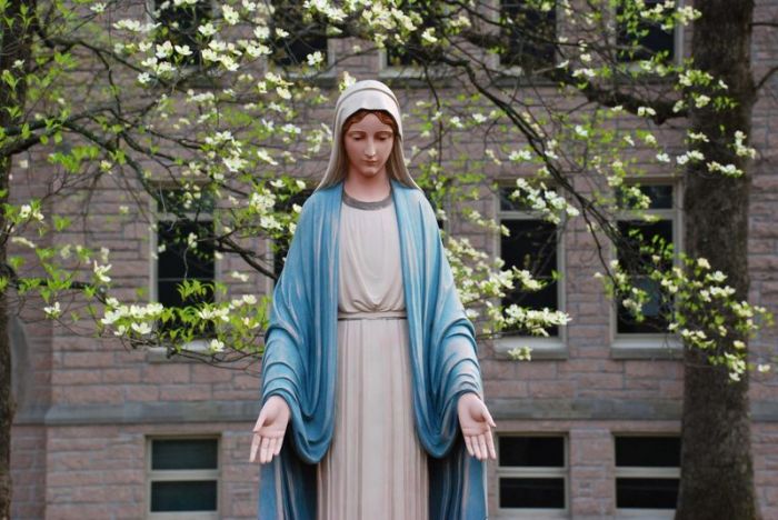 Mumbai: Mother Mary statue treated disrespectfully by unknown persons