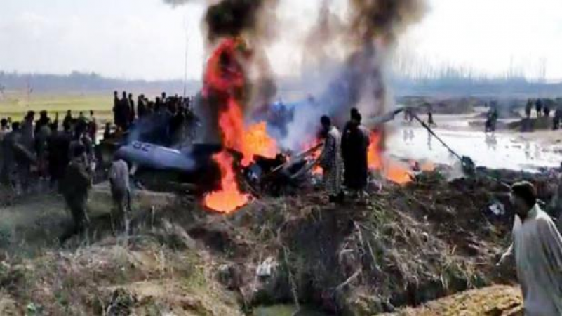 जम्मू-कश्मीर के बडगाम में लड़ाकू विमान क्रैश, दो पायलट शहीद!