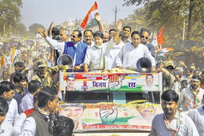 मुंगावली में कांग्रेस ने जलाई जीत की 'ज्योति'