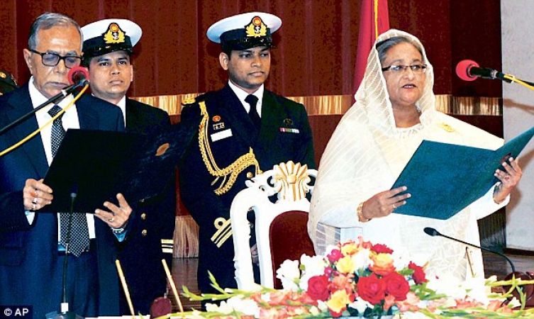 चौथी बार बांग्लादेश की प्रधानमंत्री बनी शेख हसीना, आज ग्रहण की पीएम पद की शपथ