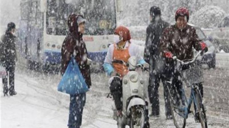 चीन में बर्फबारी के कहर से 21 लोगों की मौत