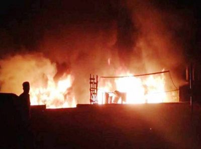 अहमदाबाद में लगी आग ,चार लोगों की मौत