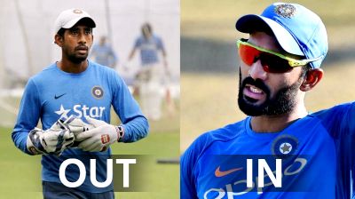 Dinesh Karthik will replaced Wriddhiman Saha in the final Test against Proteas