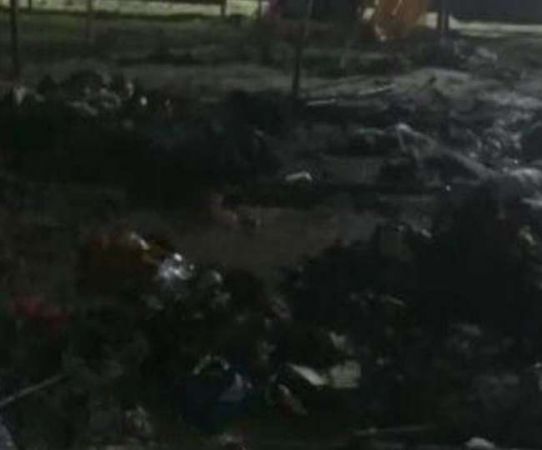 कुम्भ 2019: प्रयागराज में फिर भड़की आग, पूरा टेंट जलकर ख़ाक