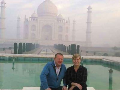 डेनमार्क के पीएम ने किया ताज महल का दीदार, साथ ही पत्नी से किया प्यार का इजहार