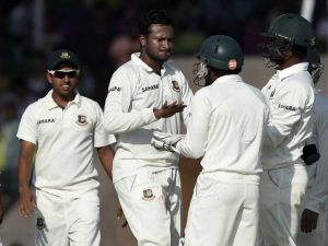 Shakib Al Hasan picked out 3 quick wickets showing his bowling skills in 2nd test