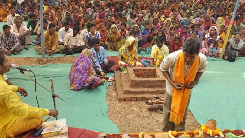 9 साल बाद 98 आदिवासी, ईसाई धर्म त्यागकर फिर बने हिन्दू-  हिन्दू जागरण मंच
