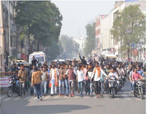 जयपुर में करणी सेना की शांति रैली