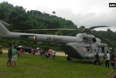 अरुणाचल में किरण रिजिजू के हेलीकॉप्टर की आपात लैंडिंग