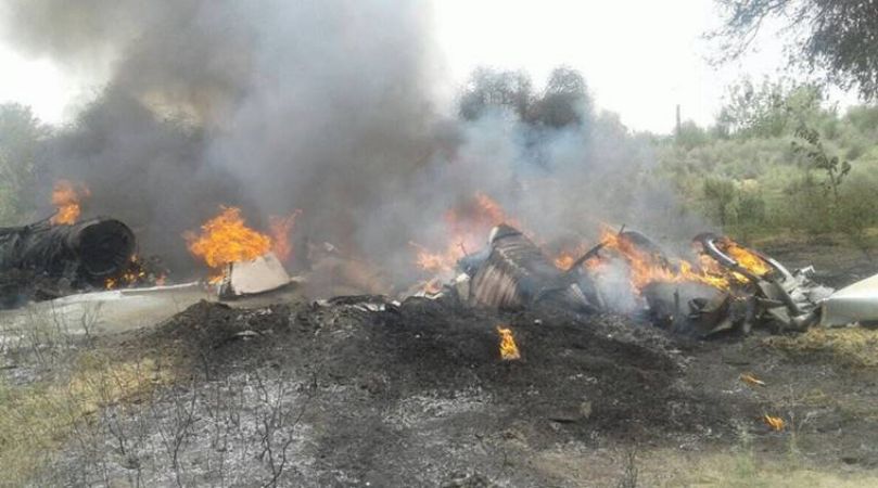बालेसर में एयरफोर्स का विमान दुर्घटनाग्रस्त, पायलट सुरक्षित