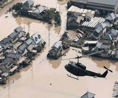 जापान में बारिश का कहर, 200 मौते दस हजार बेघर