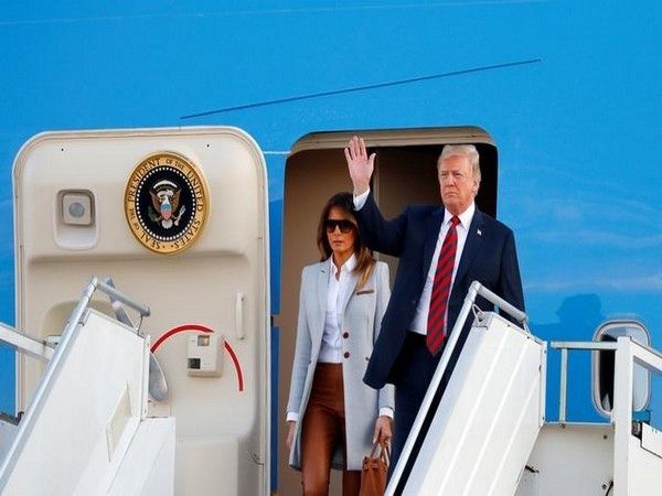 Trump lands in Helsinki for face to face talks with Putin