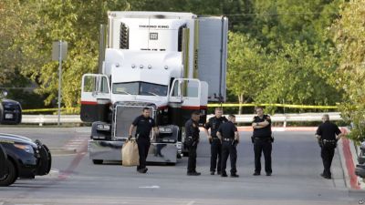 अमेरिका के टेक्सास में ट्रैक्टर-ट्रेलर में 9 प्रवासी मिले मृत