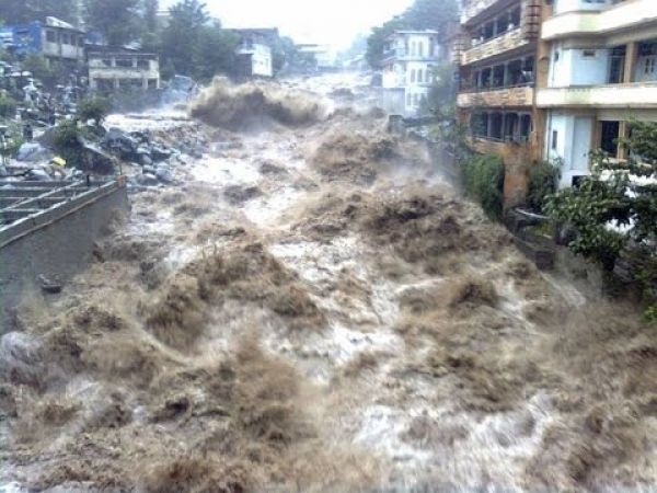 Heavy devastation caused by cloudburst in rural areas of Uttarakhand