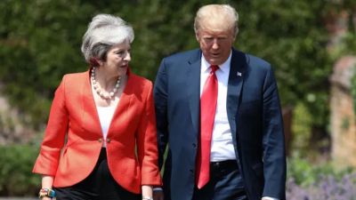Donald Trump reached Britain, will have dinner with the royal family