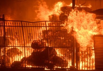 घर में अचानक लगी आग से जलकर ख़ाक हुई बुजुर्ग महिला