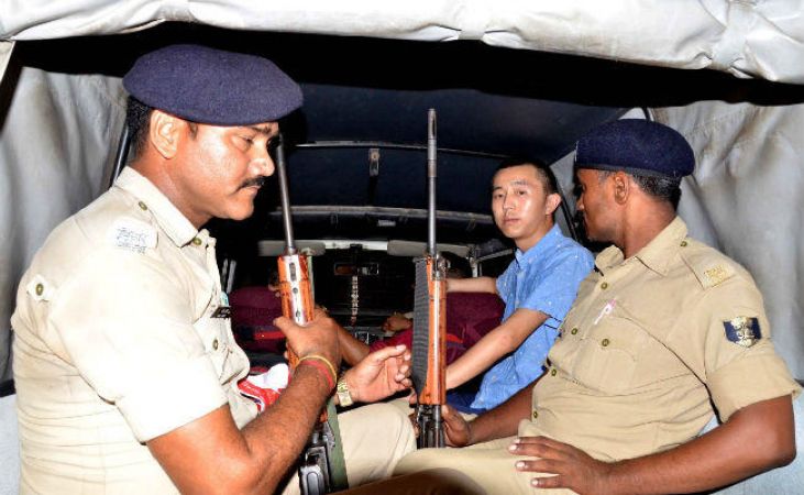 चीनी नागरिक बिहार पुलिस की हिरासत में