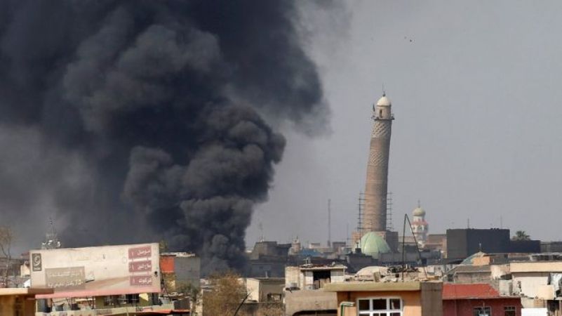 मोसुल की मशहूर नूरी मस्जिद को IS ने विस्फोट कर उड़ाया