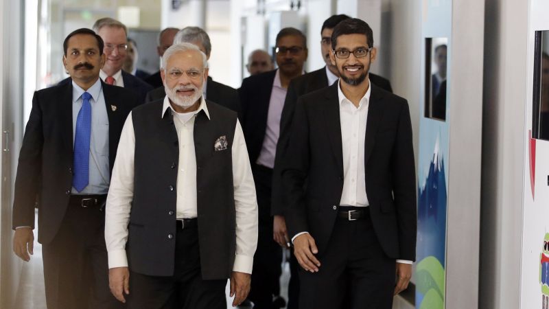 Google सीईओ ने कहा भारत में निवेश को लेकर उत्साहित हूॅं