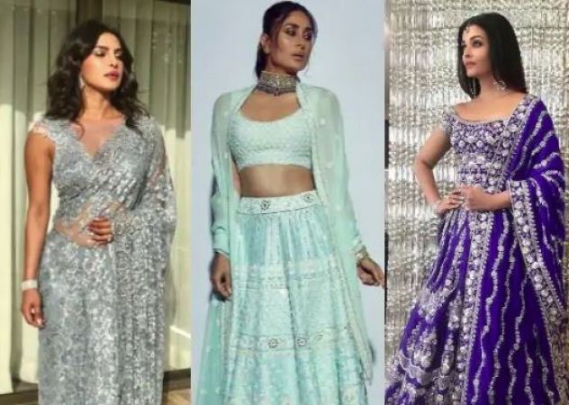 Check out the pictures of Bollywood divas hit by Blue wave at Akash -Shloka wedding
