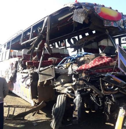 अंबाला में ट्रक और टेम्पों की भिड़ंत, दो की मौत