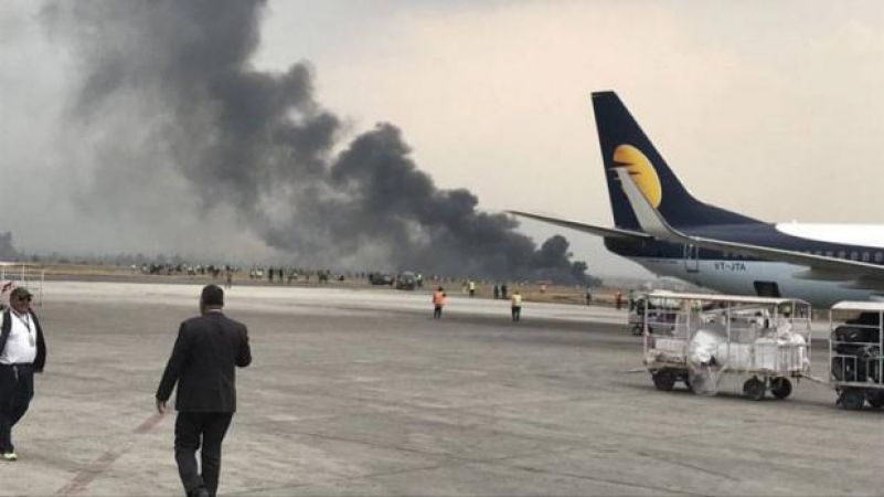 काठमांडू एयरपोर्ट पर यात्री विमान दुर्घटनाग्रस्त