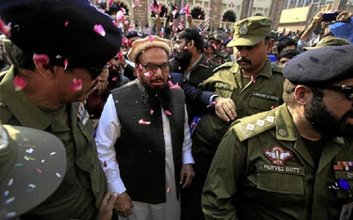 पाकिस्तान ने आतंकी हाफिज सईद को बताया 'धर्मगुरु'