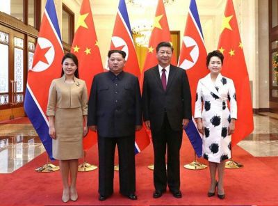 किम जोंग ने की चीनी राष्ट्रपति जिनपिंग से मुलाकात