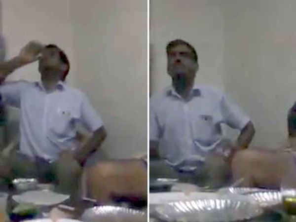 बर्खास्त BSF जवान तेजबहादुर का शारब-सिगरेट पीते वीडियो वायरल, लोगों ने दिखाया गुस्सा