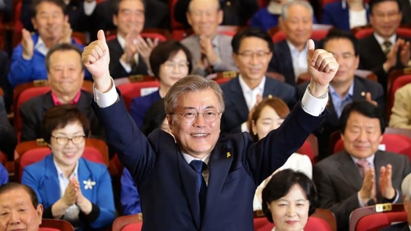 दक्षिण कोरिया के नए राष्ट्रपति ने बढ़ाया उत्तर कोरिया की ओर अमन का हाथ
