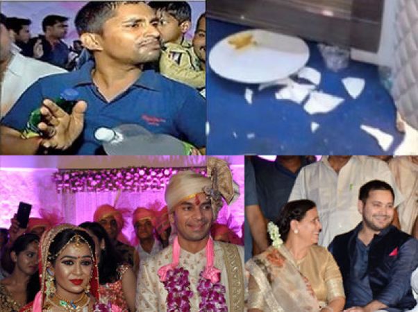 लालू के बेटे की शादी में कार्यकर्ताओं ने फिर किया शर्मिंदा