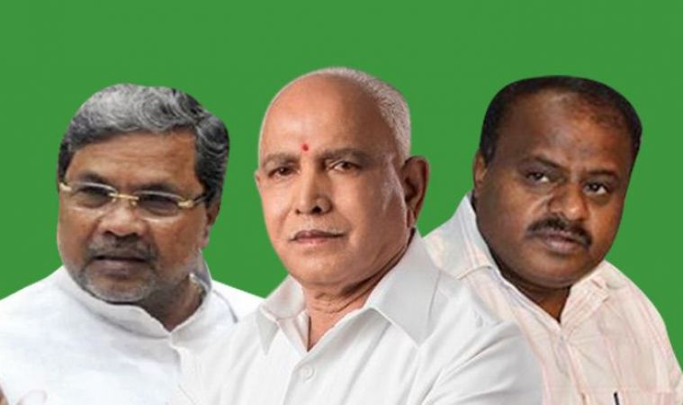 कर्नाटक चुनाव : कांग्रेस-जेडीएस ने खेला दांव, 117 विधायकों के समर्थन की चिट्ठी राज्यपाल को सौंपी