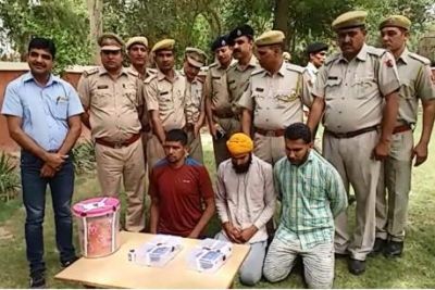 राजस्थान सरहद से तीन संदिग्ध गिरफ्तार