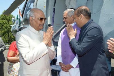 राष्ट्रपति रामनाथ कोविंद पांच दिन के हिमाचल दौरे पर