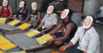 VIDEO: एग्जिट पोल से गदगद हुआ भाजपा प्रत्याशी, दिया एक लाख लड्डू का आर्डर