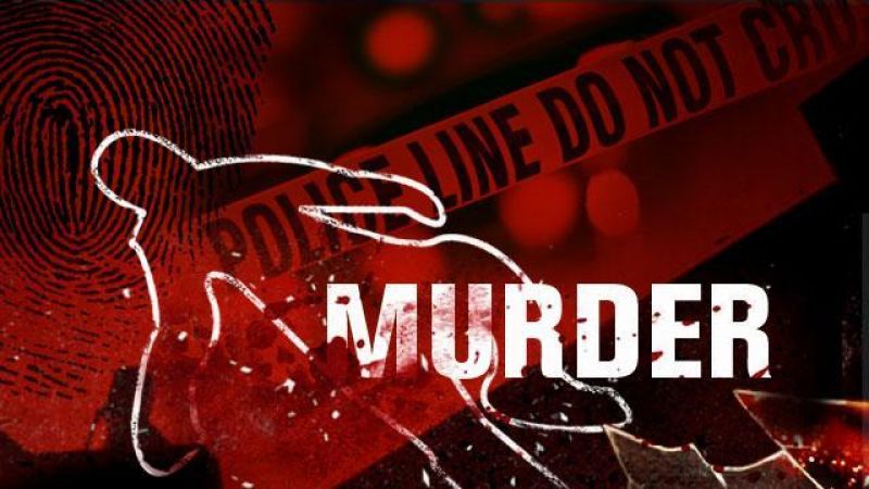 Husband murders wife in front of two children
