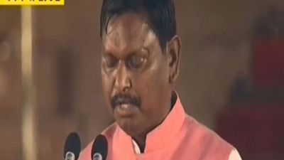 Three times Chief Minister Arjun Munda is the only Union minister from Jharkhand