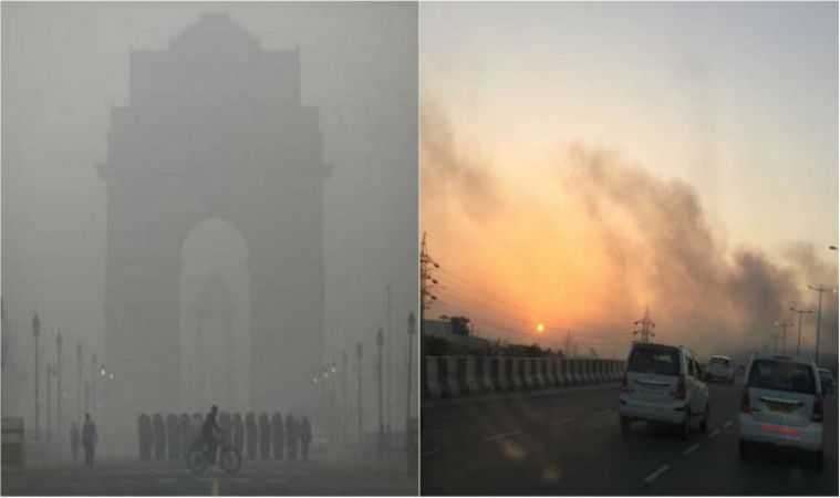 कम जले पटाखे लेकिन फिर बढ़ा दिल्ली का प्रदूषण