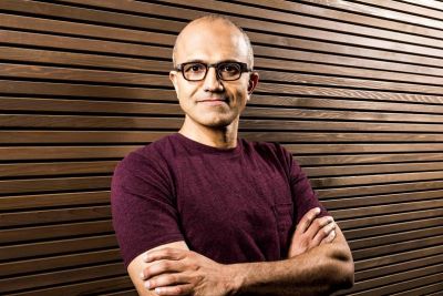 Satya Nadella's view on working with leaders
