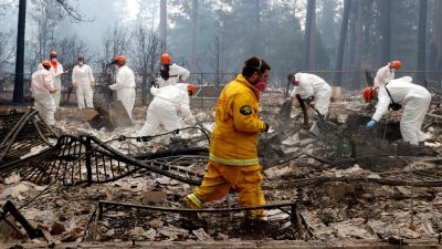कैलिफोर्निया भीषण अग्निकांड: मृतकों की संख्या 76 पार, 1,300 लापता