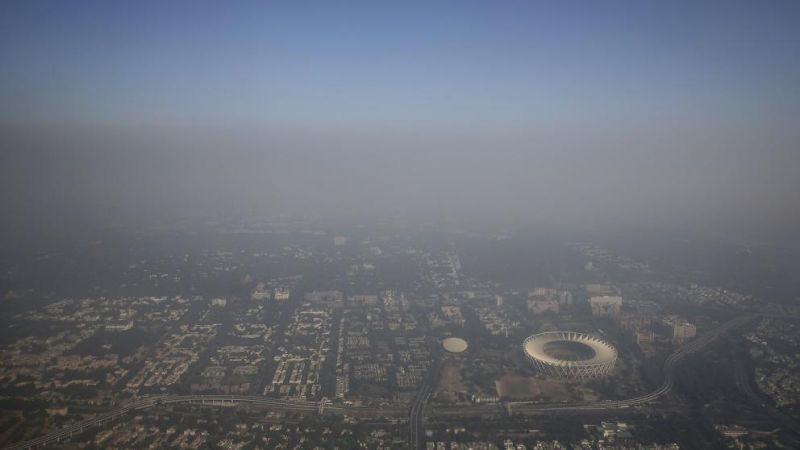 दिवाली के बाद दिल्ली के आसमान में छाई जहरीली प्रदुषण की चादर