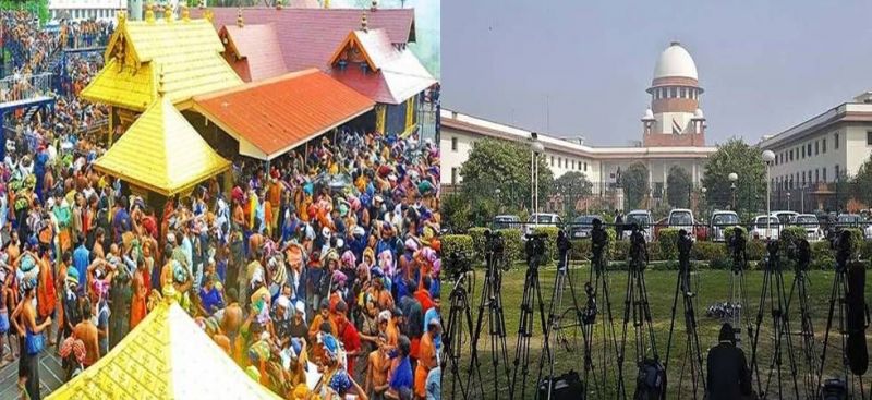 सबरीमाला मंदिर : महिलाओं की एंट्री को लेकर सुप्रीम कोर्ट फैसले के खिलाफ याचिका दायर