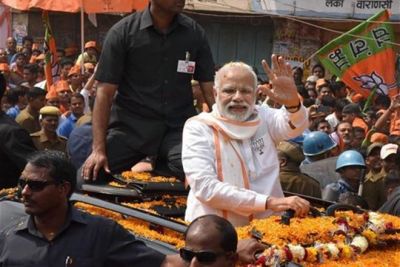 वडनगर पहुंचने पर, PM मोदी का हुआ भव्य स्वागत