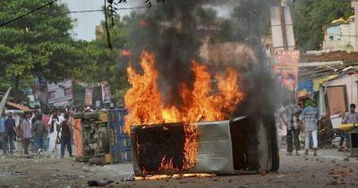 बलिया में विवाद के बाद, भड़की हिंसा की आग