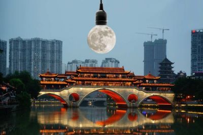 अब चीन खुद के चाँद से रोशन करेगा अपना शहर