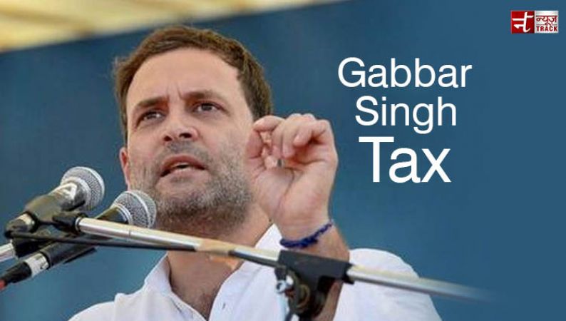 Rahul Gandhi:  GST is BJP’s “Gabbar Singh Tax.” ruined the Indian economy