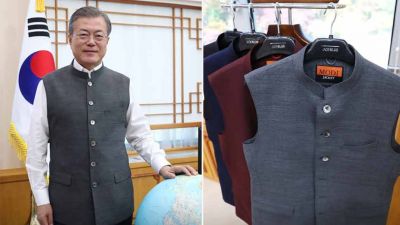 दक्षिण कोरिया के राष्ट्रपति को पसंद आई मोदी जैकेट