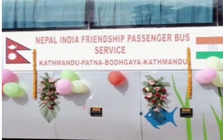 काठमांडू-बोधगया को जोड़ने वाली बस सेवा शुरू हुई
