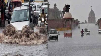 झमाझम बारिश से थमी दिल्ली